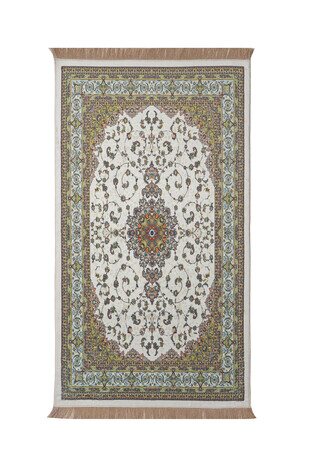 Anthracite Bamboo Carpet Prayer Rug - Thumbnail