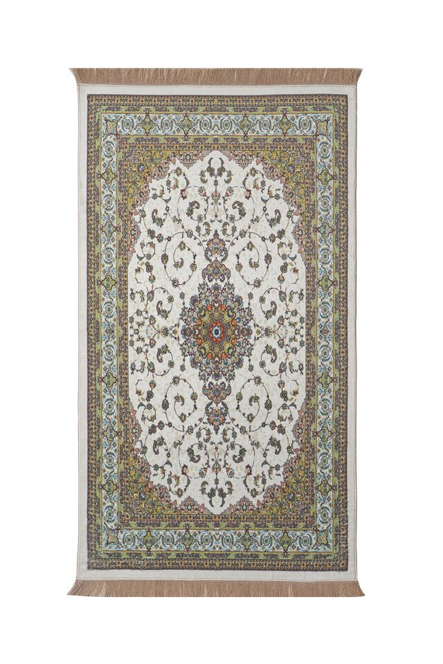 Anthracite Bamboo Carpet Prayer Rug 