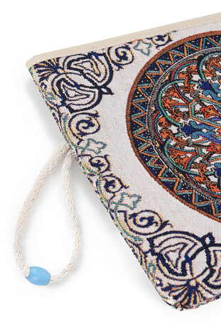 Authentic Pattern Tapestry Handbag - Thumbnail