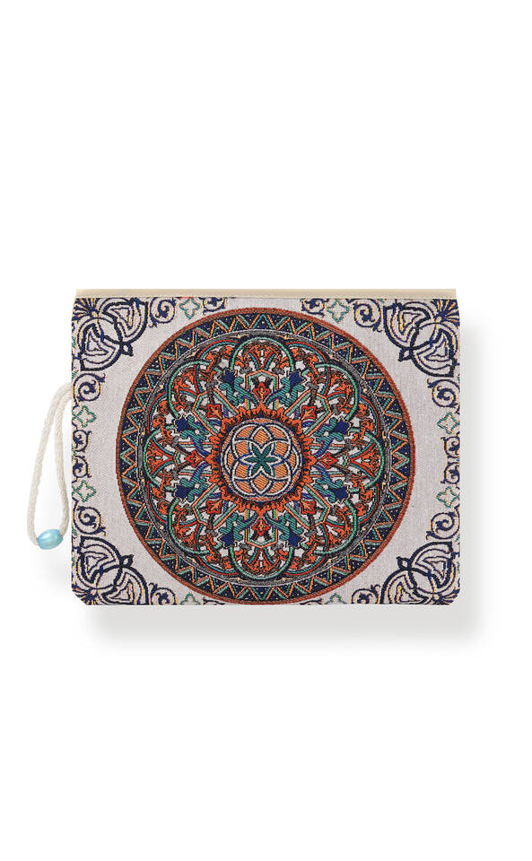 Authentic Pattern Tapestry Handbag - 1