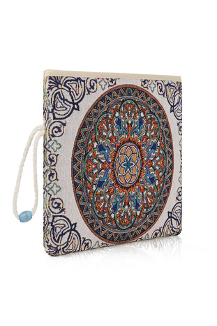 Authentic Pattern Tapestry Handbag - Thumbnail