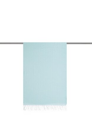 Bebe Blue Silk Look Scarf - Thumbnail