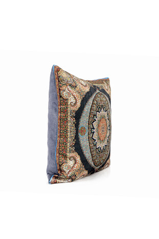 Blue Velvet Throw Pillow - Thumbnail