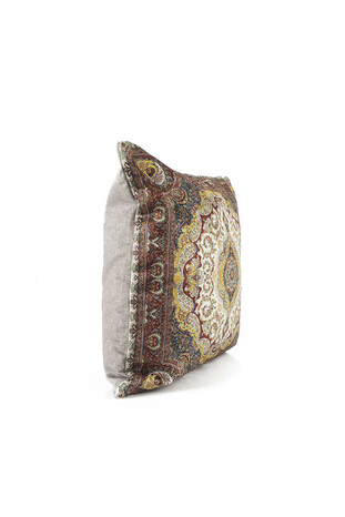 Brown Velvet Throw Pillow - Thumbnail