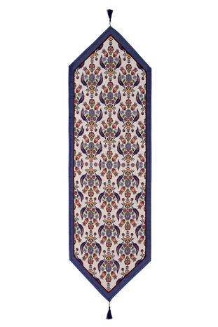 Carnation Tulip Pattern Tapestry Runner - Thumbnail