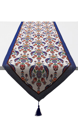 Carnation Tulip Pattern Tapestry Runner - Thumbnail