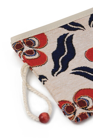 Çintemani Pattern Tapestry Wallet - Thumbnail