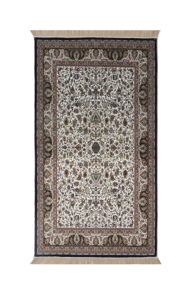 Claret Red Bamboo Carpet Prayer Rug 