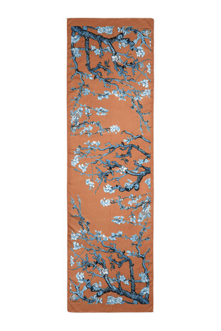 Copper Almond Blossom Silky Foulard - Thumbnail