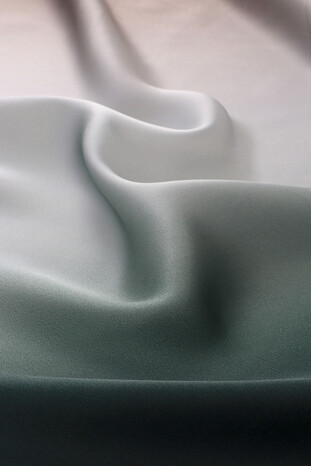 Emerald Mink Gradient Sura Silk Square Scarf - Thumbnail