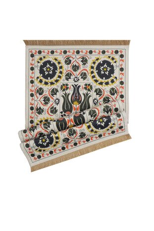 Green Bamboo Carpet Prayer Rug - Thumbnail