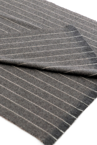 Grey Patterned Men's Scarf - Thumbnail