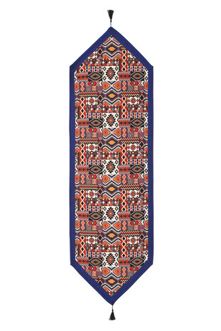 Kilim Pattern Tapestry Runner - Thumbnail