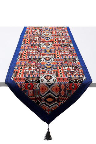 Kilim Pattern Tapestry Runner - Thumbnail