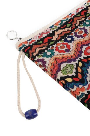 Mandala Pattern Tapestry Handbag - Thumbnail