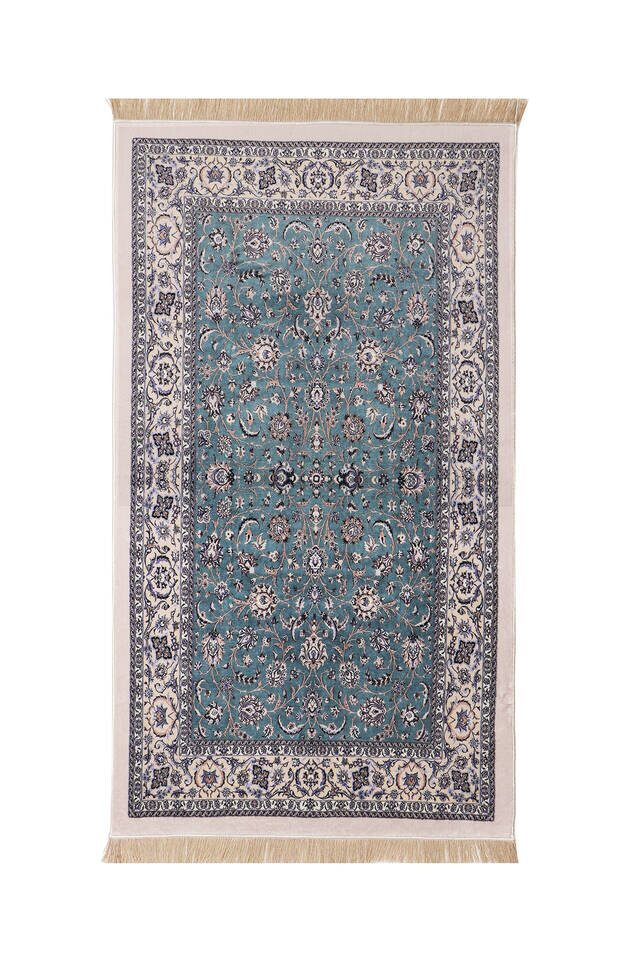 Mint Bamboo Carpet Prayer Rug 