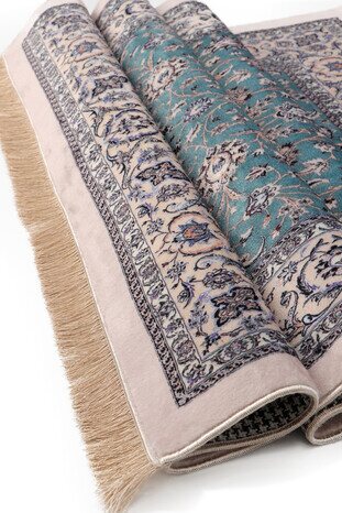 Mint Bamboo Carpet Prayer Rug - Thumbnail