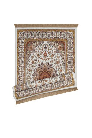 Mustard Bamboo Carpet Prayer Rug - Thumbnail