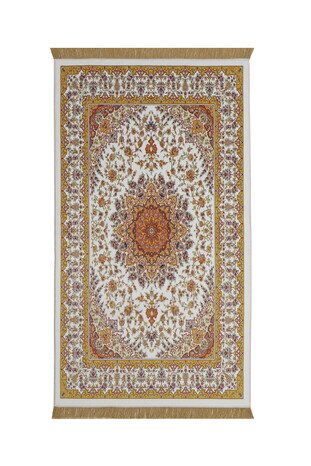 Mustard Bamboo Carpet Prayer Rug - Thumbnail