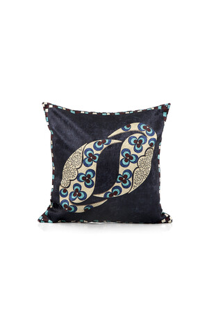 Dark blue velvet outlet throw pillows