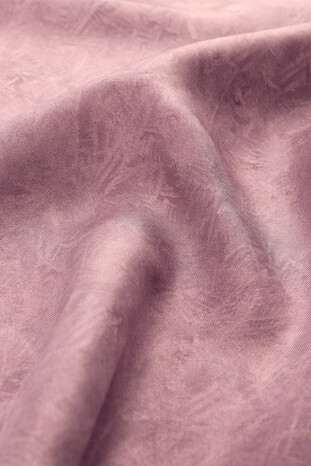 Powder Brush Pattern Twill Silk Square Scarf - Thumbnail