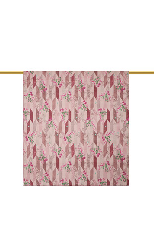 Powder Patterned Voile Silk Imported Scarf - Thumbnail