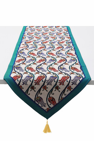 Row Tulip Pattern Tapestry Runner - Thumbnail