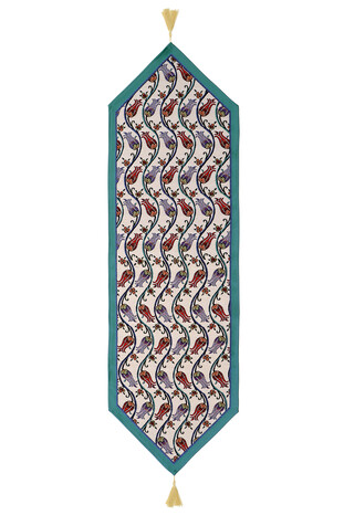 Row Tulip Pattern Tapestry Runner - Thumbnail