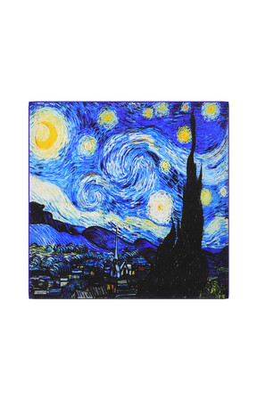 Saks Starry Nights Silk Pocket Square - Thumbnail