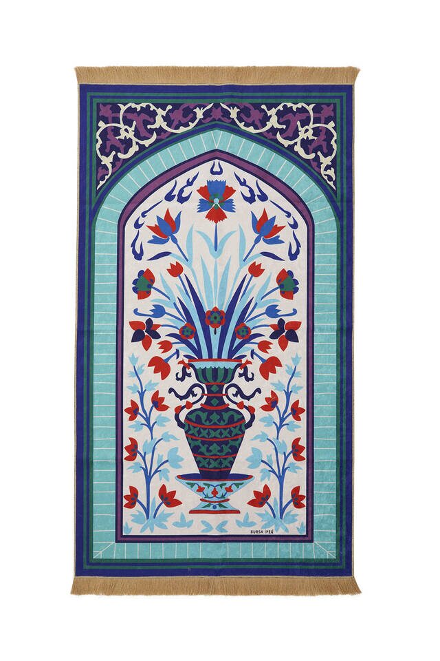 Saks Velvet Carpet Prayer Rug