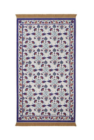 Saks Velvet Carpet Prayer Rug - Thumbnail