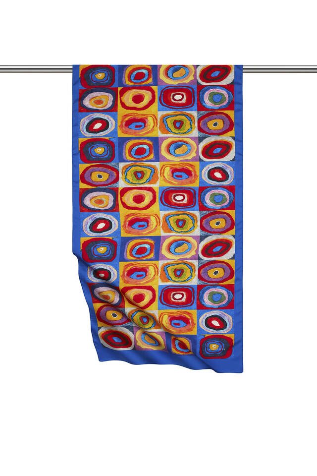 The Harmony of Saks Colors Silky Foulard 