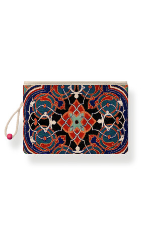 Tile Pattern Tapestry Wallet - Thumbnail