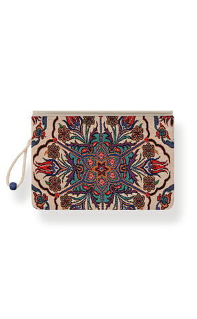 Tile Tulip Pattern Tapestry Wallet - Thumbnail