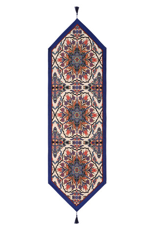 Tulip Flower Pattern Tapestry Runner - Thumbnail