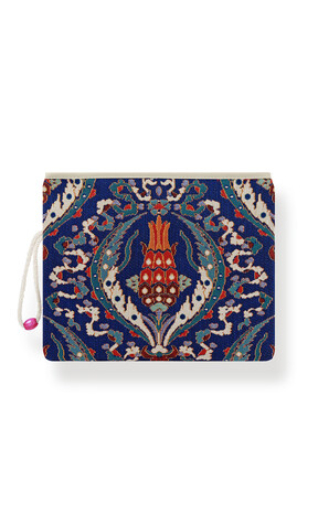 Tulip Pattern Tapestry Handbag - Thumbnail