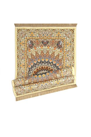 Yellow Bamboo Carpet Prayer Rug - Thumbnail