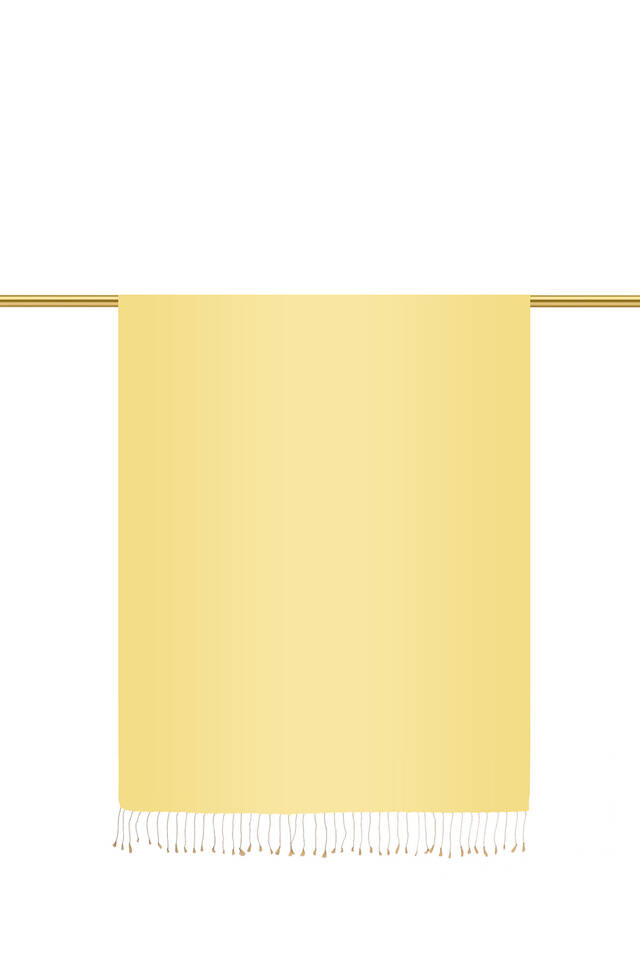 Yellow Gold Reversible Silk Scarf - 3